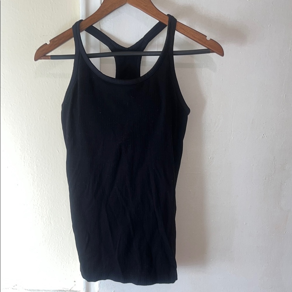 Black Racerback Tank Top Medium